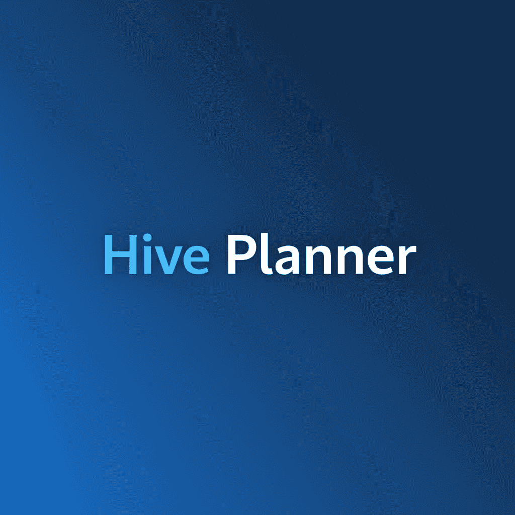 Hive Planner Interface